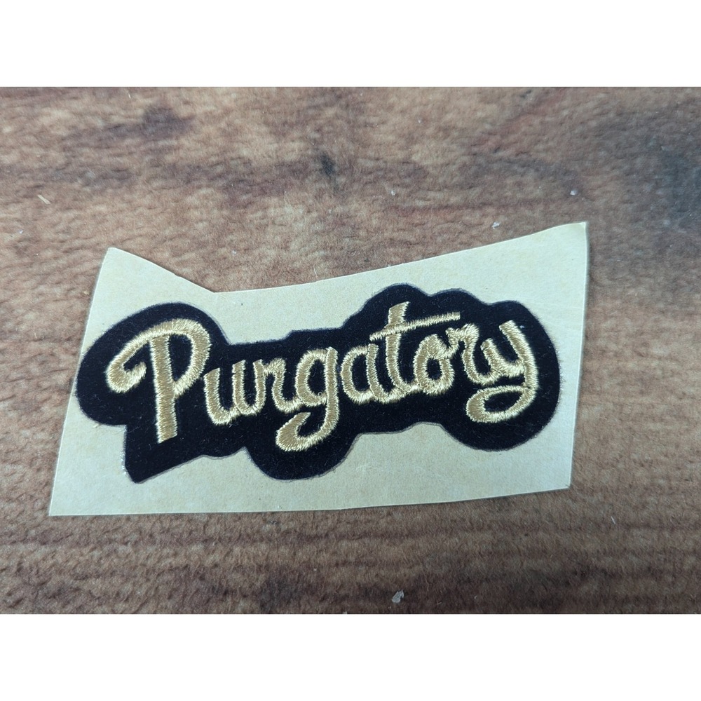 Vintage Purgatory Patch Skiing Ski Resort Patch‎ *Very Clean* Gold & Black